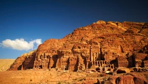 Petra. Znajduje się w południowo-zachodniej Jordanii