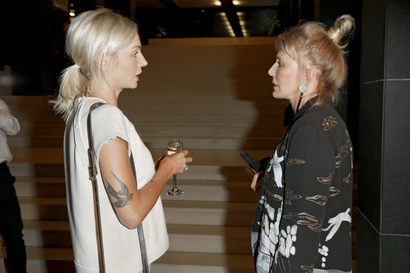 Agnieszka Woźniak-Starak z teściową, Anną Agnieszka Woźniak-Starak z teściową, Anną