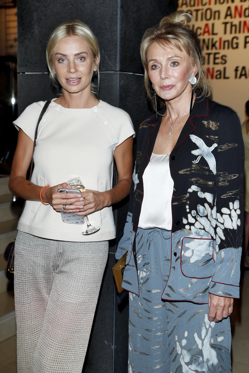 Agnieszka Woźniak-Starak z teściową, Anną Agnieszka Woźniak-Starak z teściową, Anną