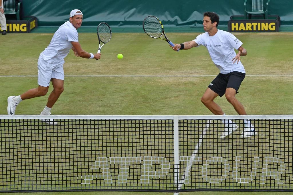 Łukasz Kubot (z lewej) i Marcelo Melo