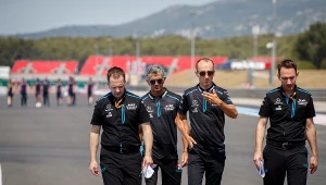 Robert Kubica z ekipą Williamsa podczas Grand Prix Francji