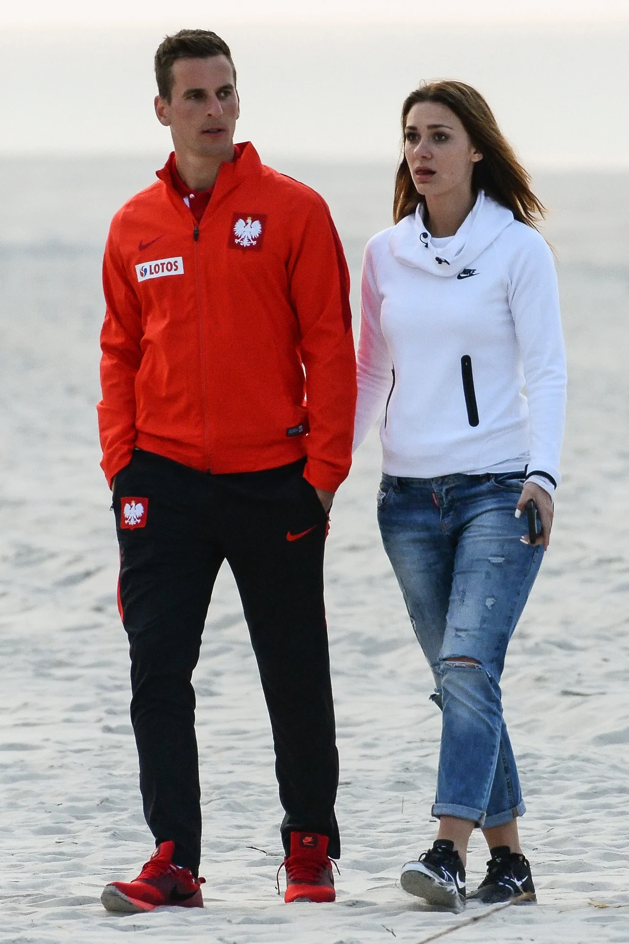 Arkadiusz Milik i Jessica Ziółek Arkadiusz Milik i Jessica Ziółek