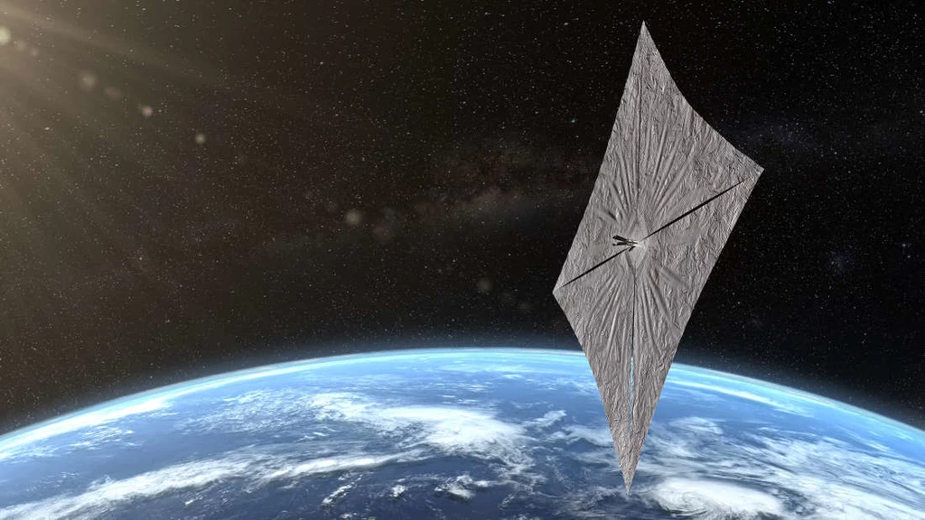 Wizja artystyczna satelity LightSail 2