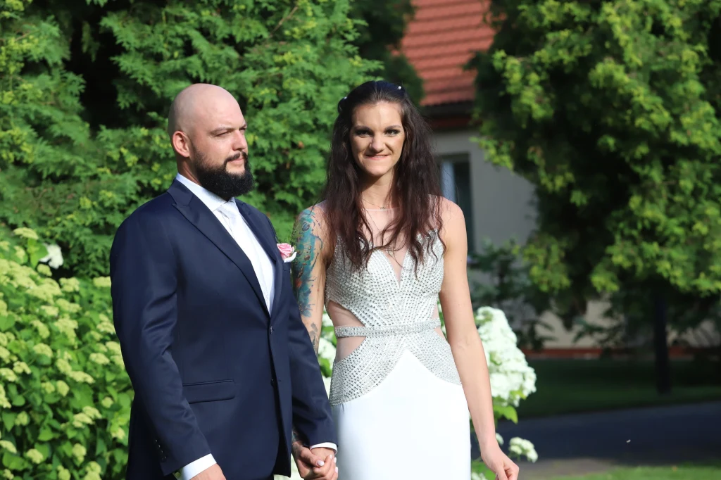Malwina Smarzek w dniu ślubu