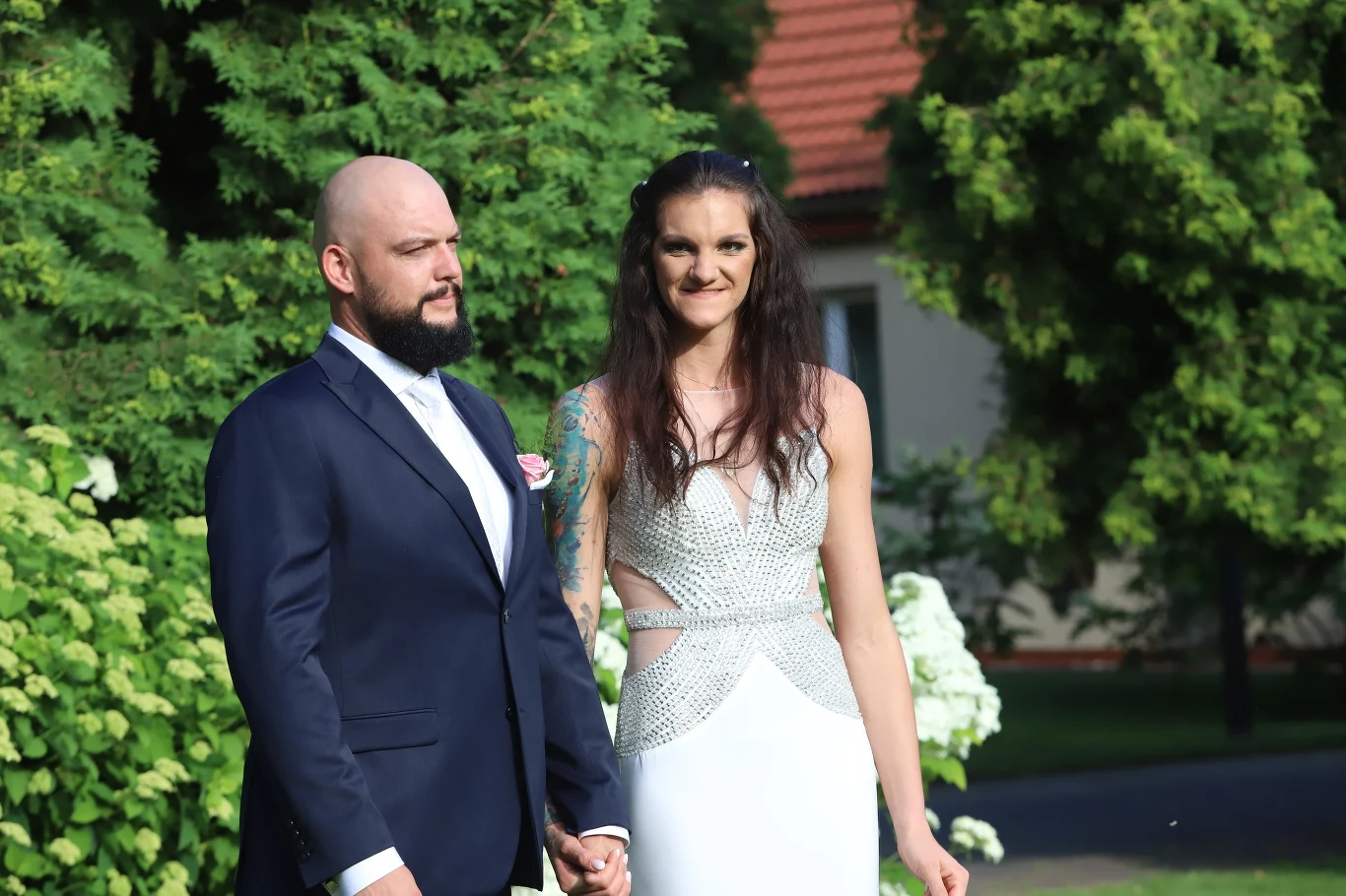 Malwina Smarzek w dniu ślubu Malwina Smarzek w dniu ślubu