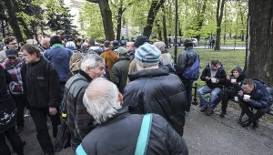 Jedno ze spotkań w ramach inicjatywy "Zupa na Plantach"