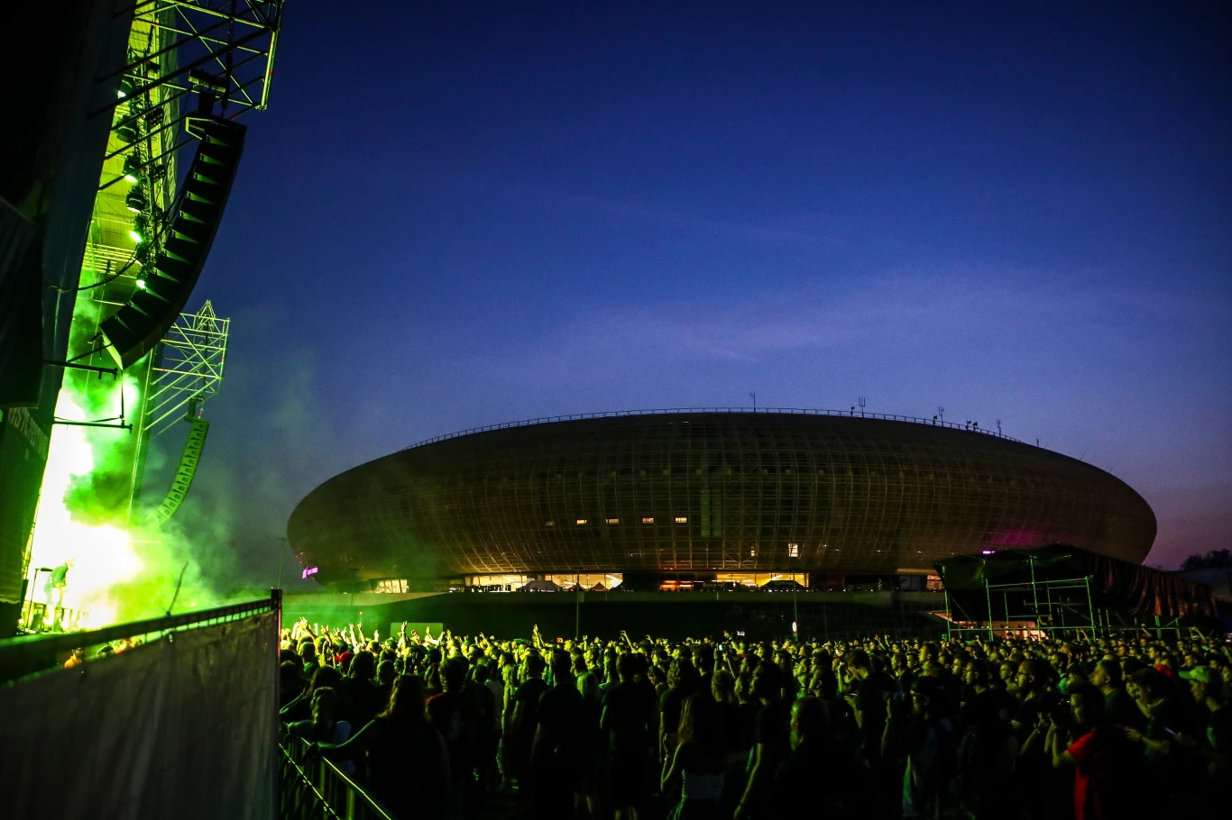 Zobacz zdjęcia z koncertu grupy In Flames podczas pierwszego dnia Mystic Festival 2019 w Krakowie (25 czerwca 2019 r.)
