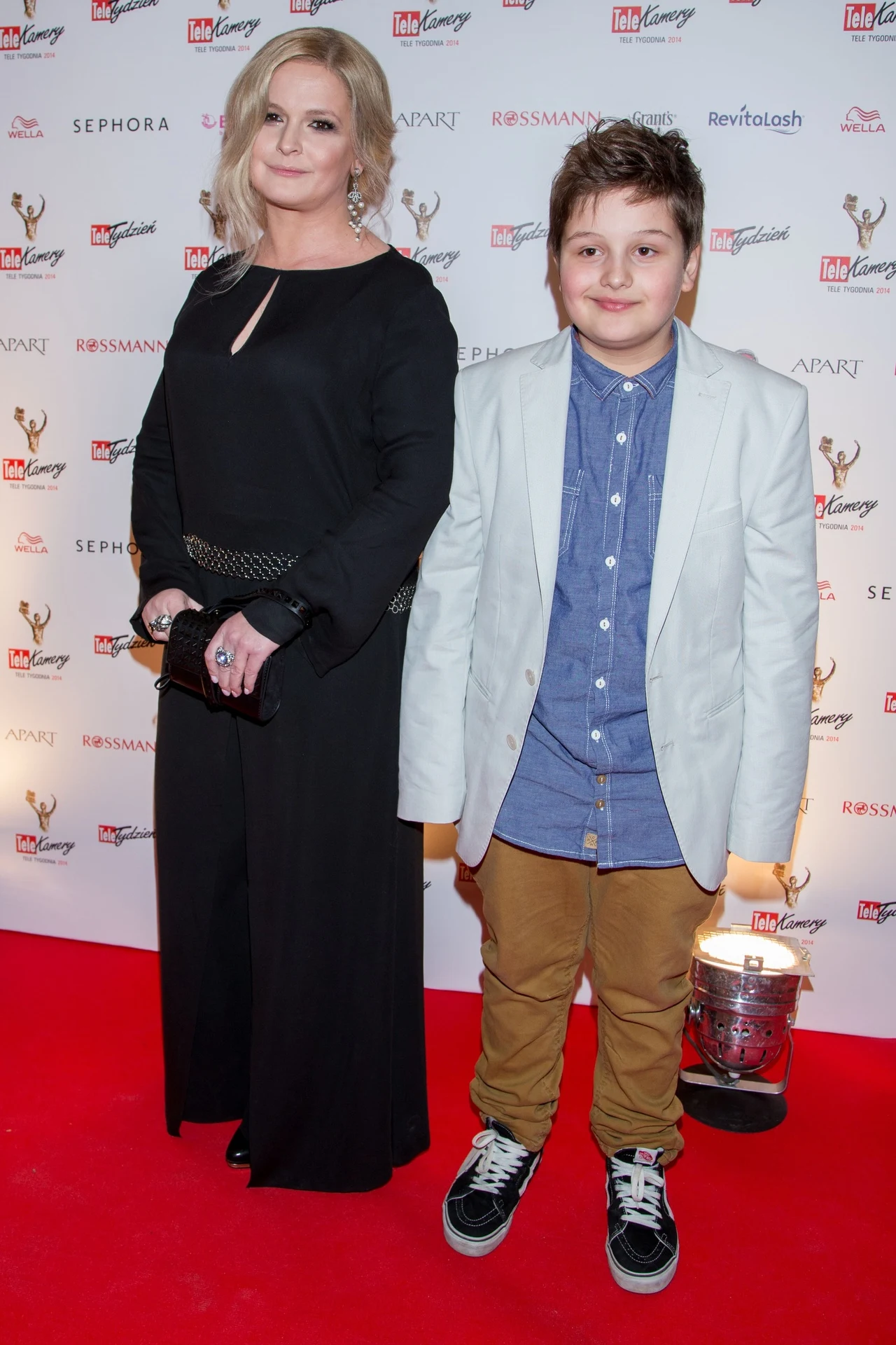 Dominika Ostałowska z synem, który też gra już w serialach! Dominika Ostałowska z synem, który też gra już w serialach!