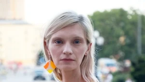 Agata Buzek na premierze filmu "Ja teraz kłamię"