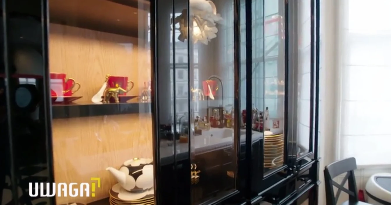 Joanna Przetakiewicz pokazała mieszkanie w programie TVN "Uwaga. Kulisy sławy"