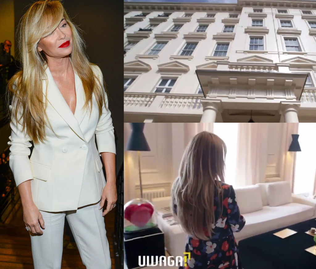 Joanna Przetakiewicz pokazała mieszkanie w programie TVN "Uwaga. Kulisy sławy"