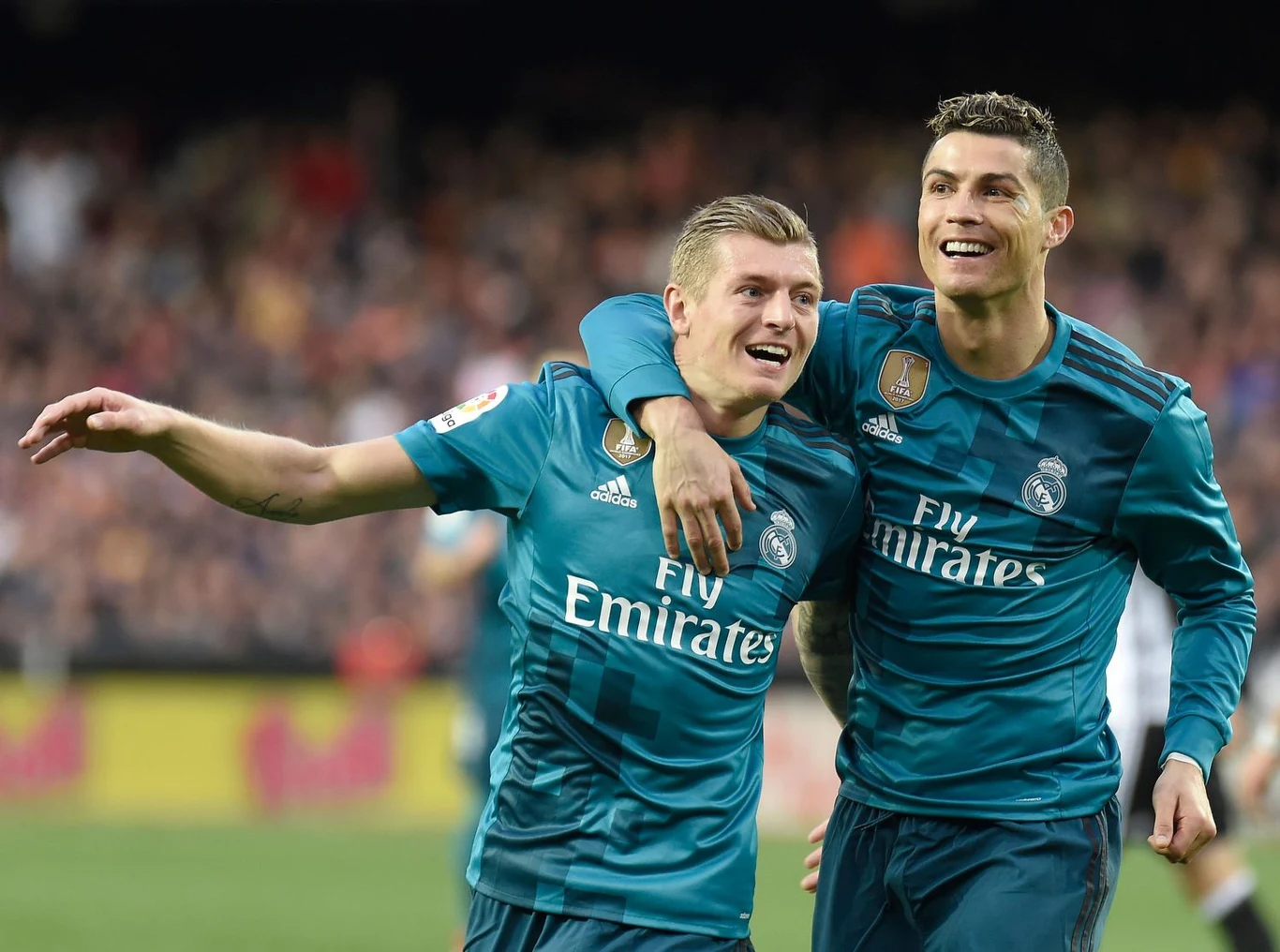 Toni Kroos i Cristiano Ronaldo z czasów wspólnej gry w Realu Madryt Toni Kroos i Cristiano Ronaldo z czasów wspólnej gry w Realu Madryt