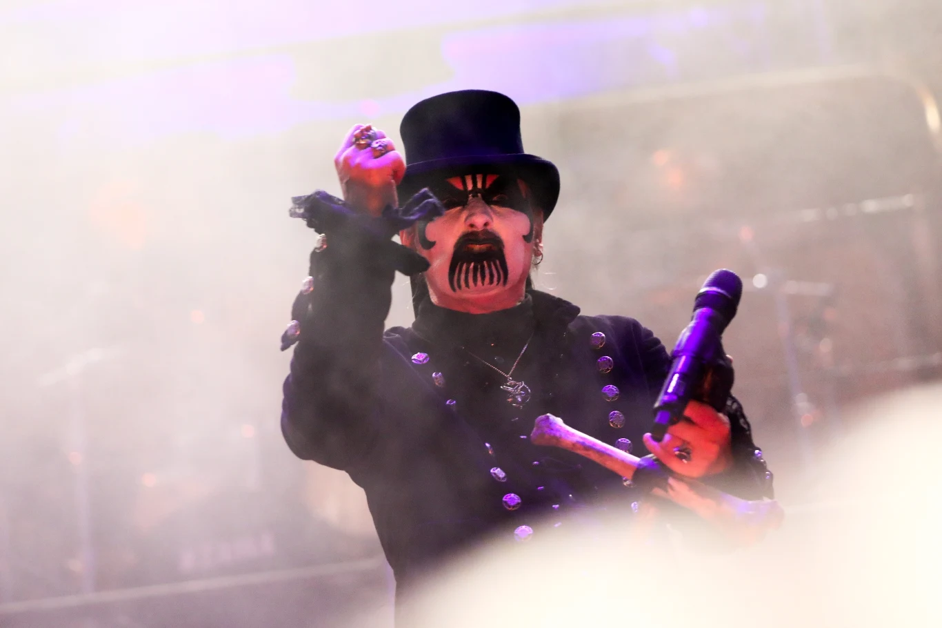Zobacz zdjęcia z koncertu grupy King Diamond podczas drugiego dnia Mystic Festival 2019 w Krakowie (26 czerwca 2019 r.)