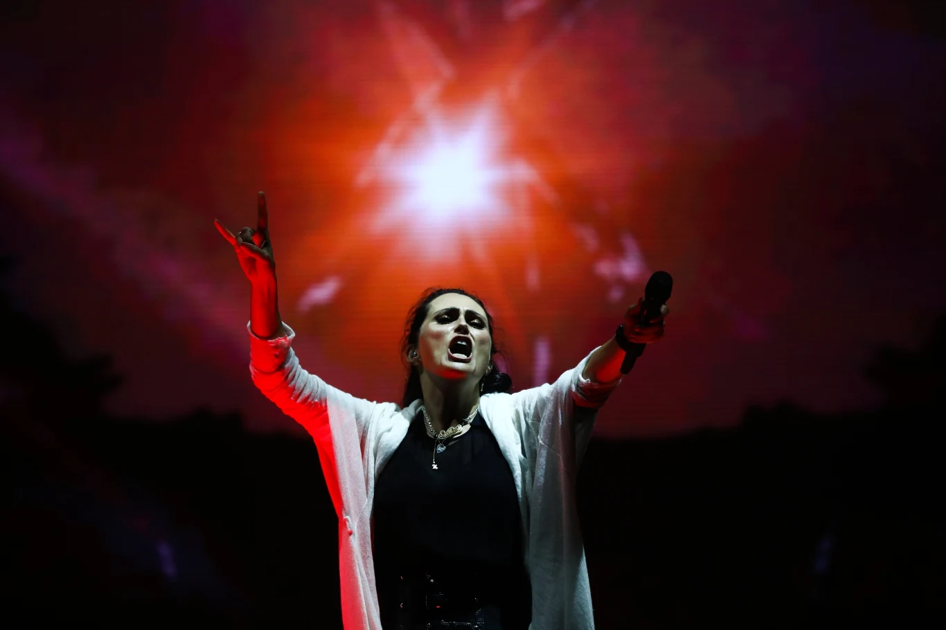 Zobacz zdjęcia z koncertu grupy Within Temptation podczas drugiego dnia Mystic Festival 2019 w Krakowie (26 czerwca 2019 r.)