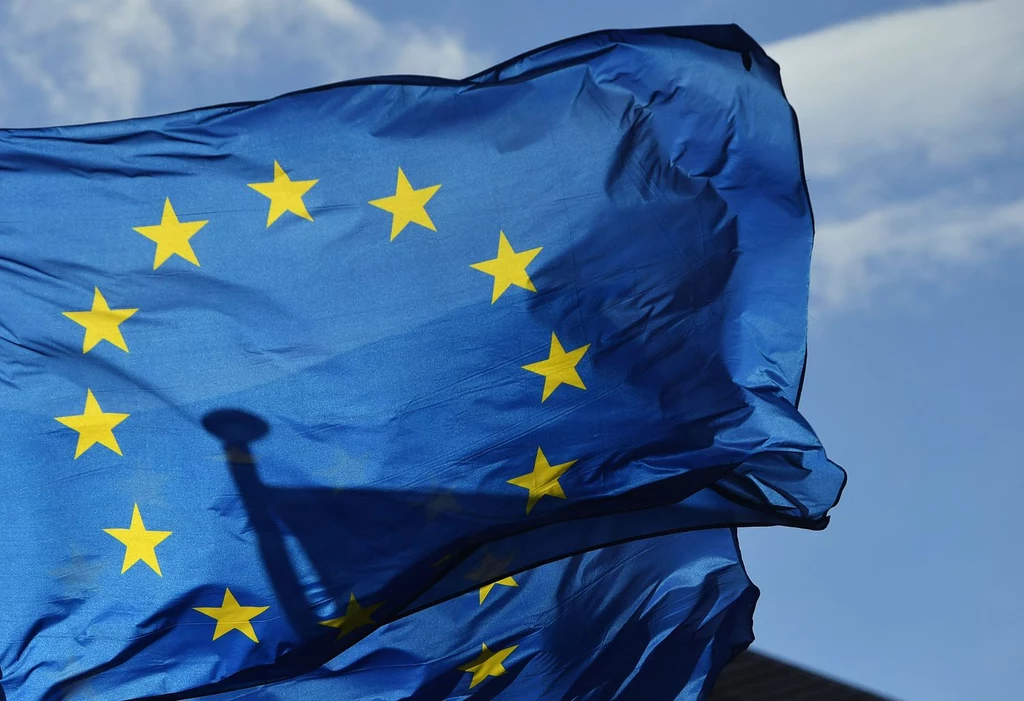 Flaga Unii Europejskiej, zdjęcie ilustracyjne Flaga Unii Europejskiej, zdjęcie ilustracyjne