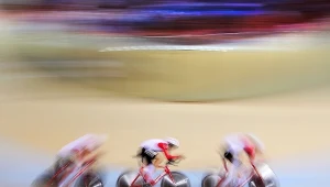 Tor w Mińsku okazał się szczęśliwy dla polskiego kolarza