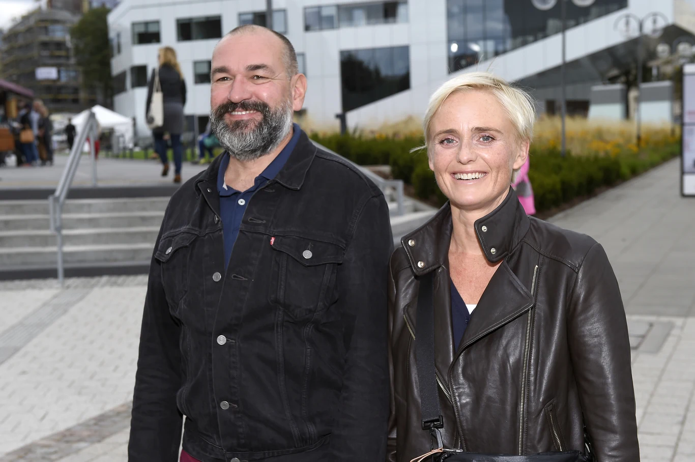 Kinga Preis i Piotr Borowiec na festiwalu w Gdyni (2015)