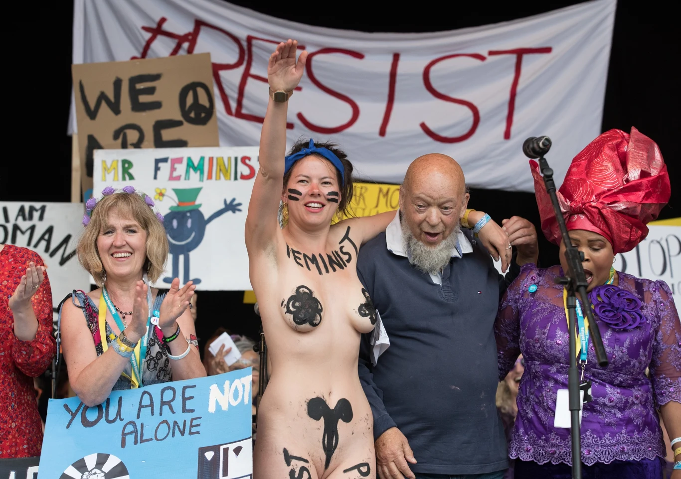 Jeden z eventów feministycznych, który odbył się podczas festiwalu w 2017 roku. 