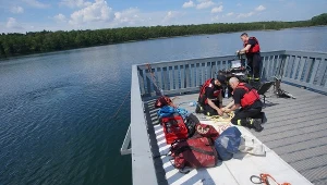Płetwonurkowe ze Straży Pożarnej, zdjęcie ilustracyjne