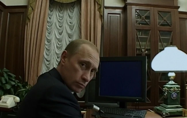 Kadr z filmu "Świadkowie Putina" Kadr z filmu "Świadkowie Putina"