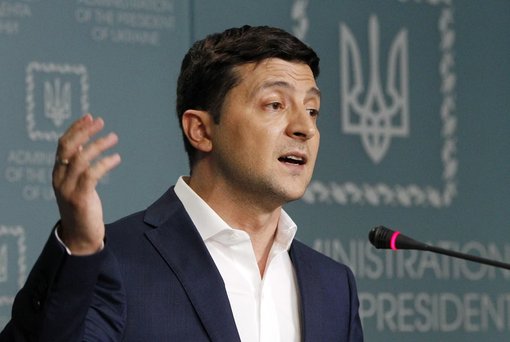 Prezydent Ukrainy Wołodymyr Zełenski Prezydent Ukrainy Wołodymyr Zełenski