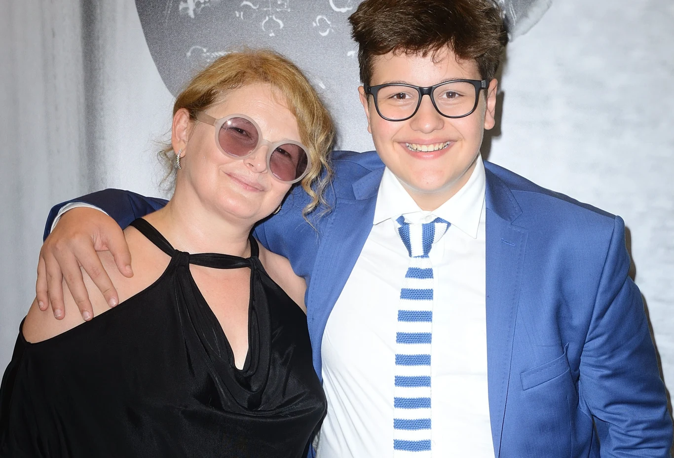 Dominika Ostałowska z synem Hubertem Dominika Ostałowska z synem Hubertem