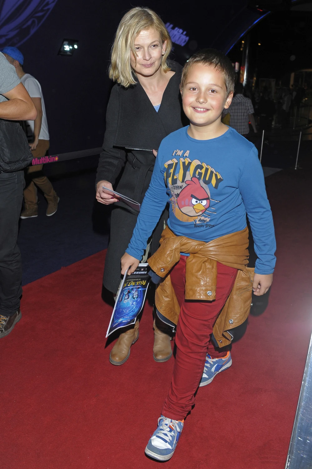 Dominika Ostałowska z synem, 2012 rok Dominika Ostałowska z synem, 2012 rok