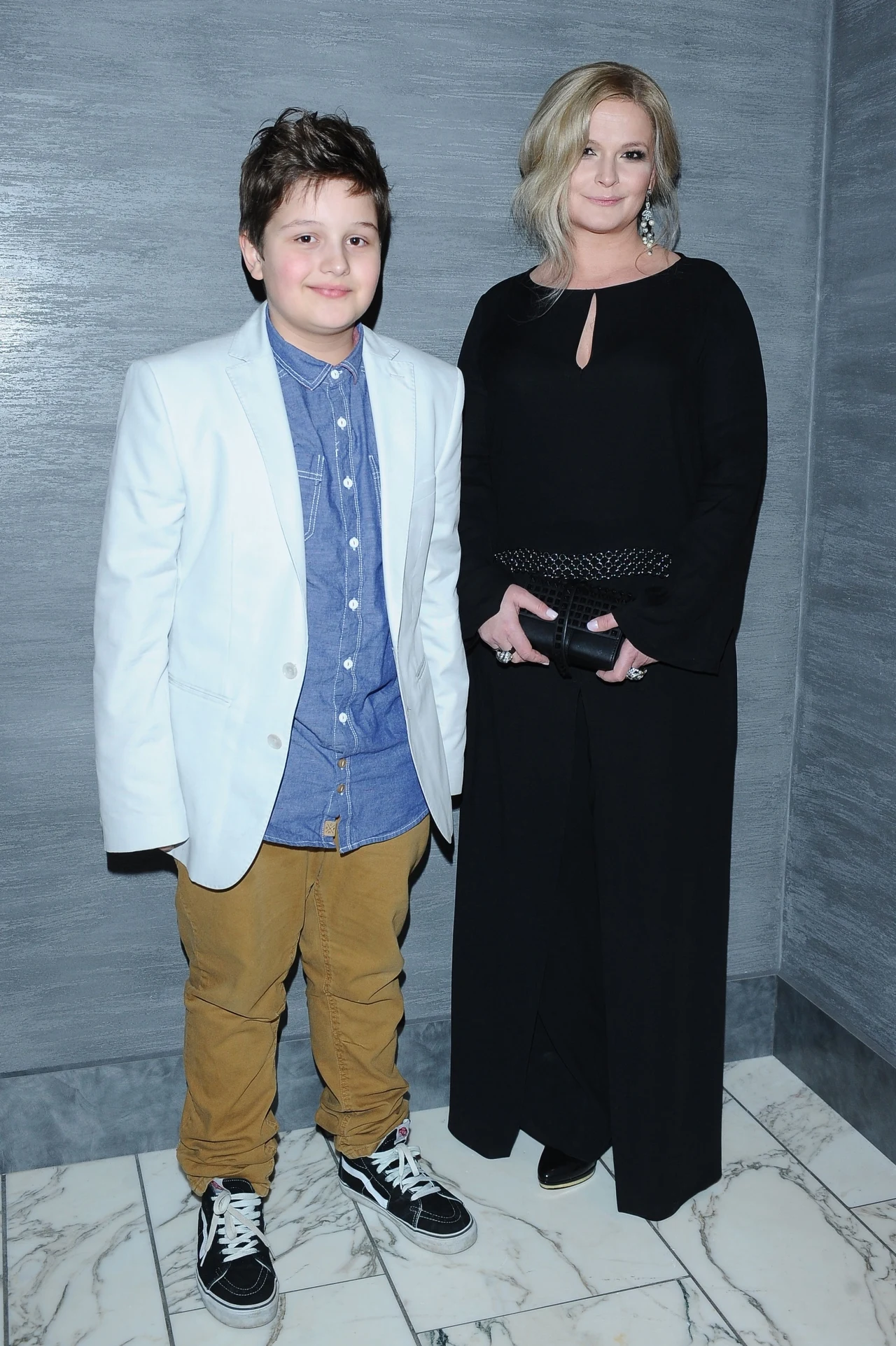 Dominika Ostałowska z synem, 2014 rok Dominika Ostałowska z synem, 2014 rok