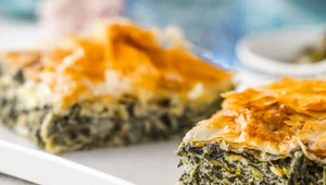 Spanakopita, czyli placek ze szpinakiem