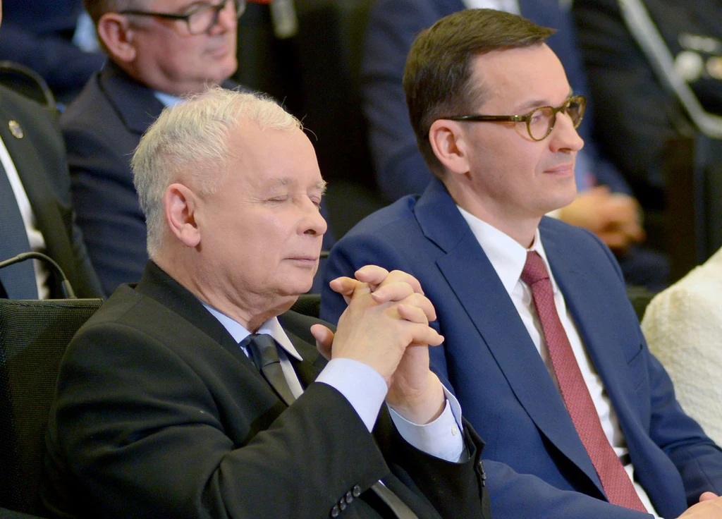 Prezes Jarosław Kaczyński i premier Mateusz Morawiecki Prezes Jarosław Kaczyński i premier Mateusz Morawiecki