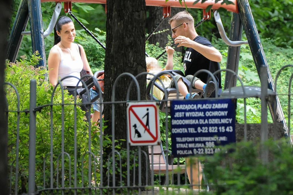 Marcin Mroczek z żoną Marcin Mroczek z żoną