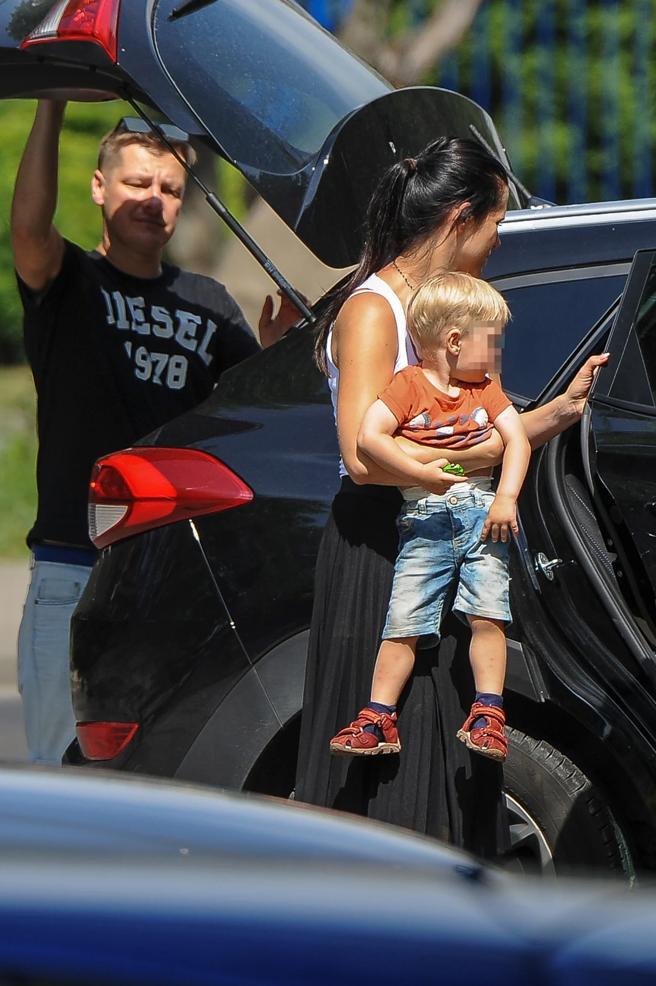 Marcin Mroczek z rodziną Marcin Mroczek z rodziną