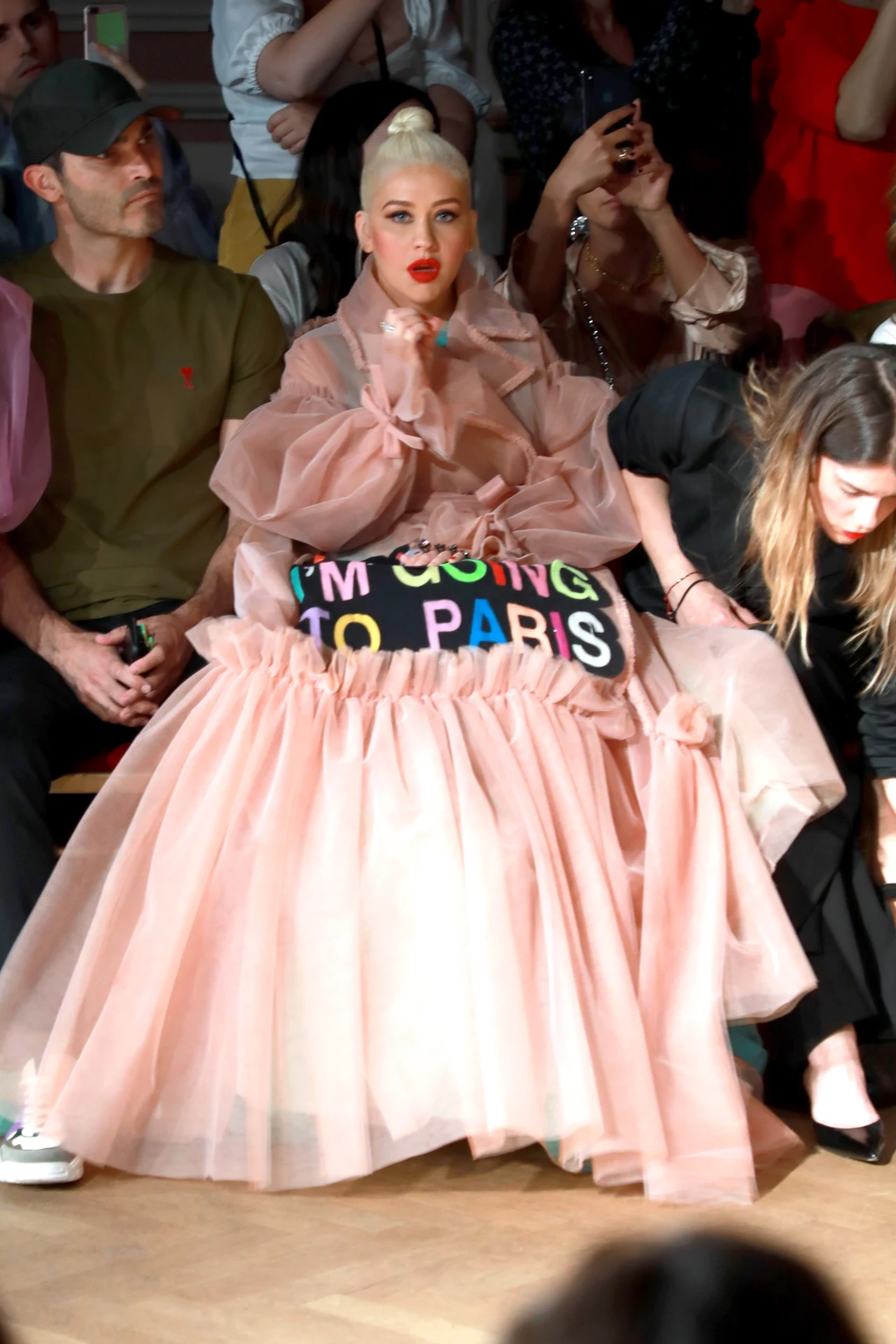 Christina Aguilera na pokazie marki Victor&Rolf. 