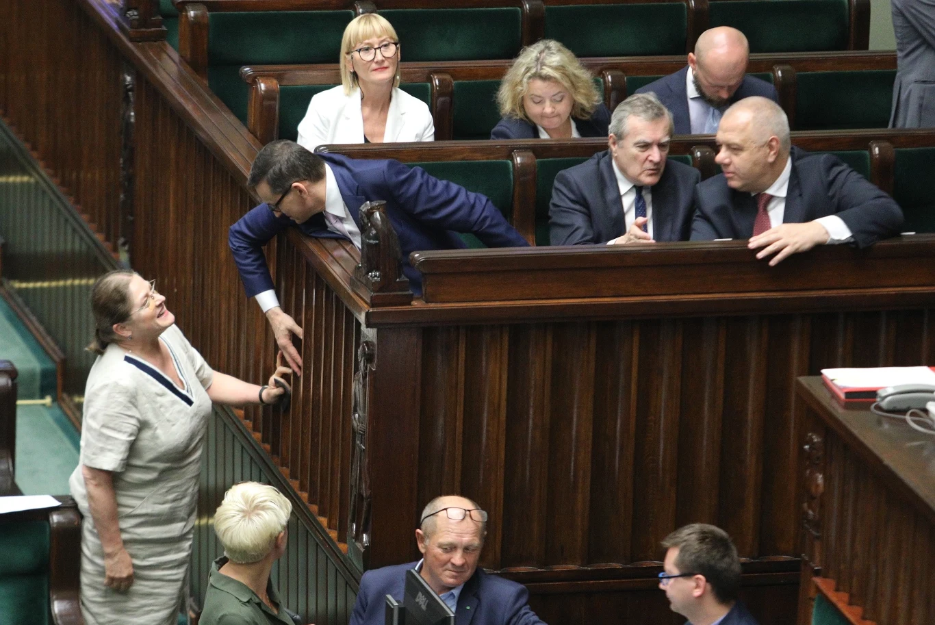 Krystyna Pawłowicz na posiedzeniu Sejmu Krystyna Pawłowicz na posiedzeniu Sejmu