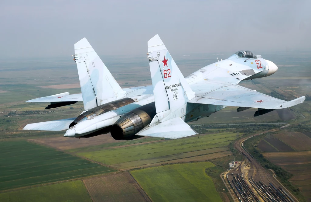 Rosyjski samolot Su-27