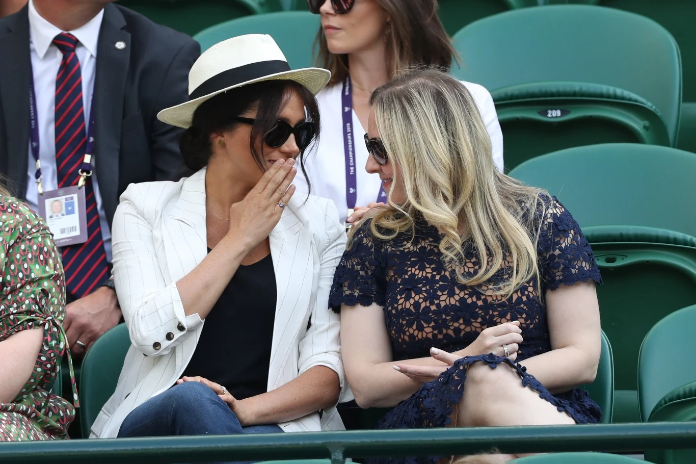 Meghan na Wimbledonie