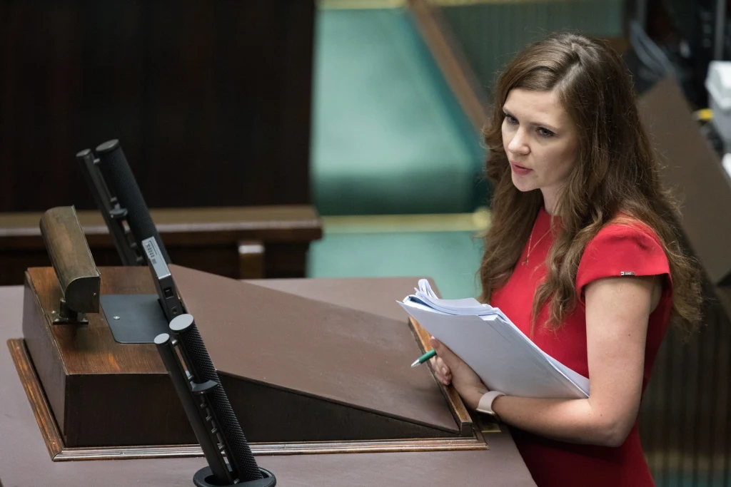 Wanda Buk na posiedzeniu Sejmu