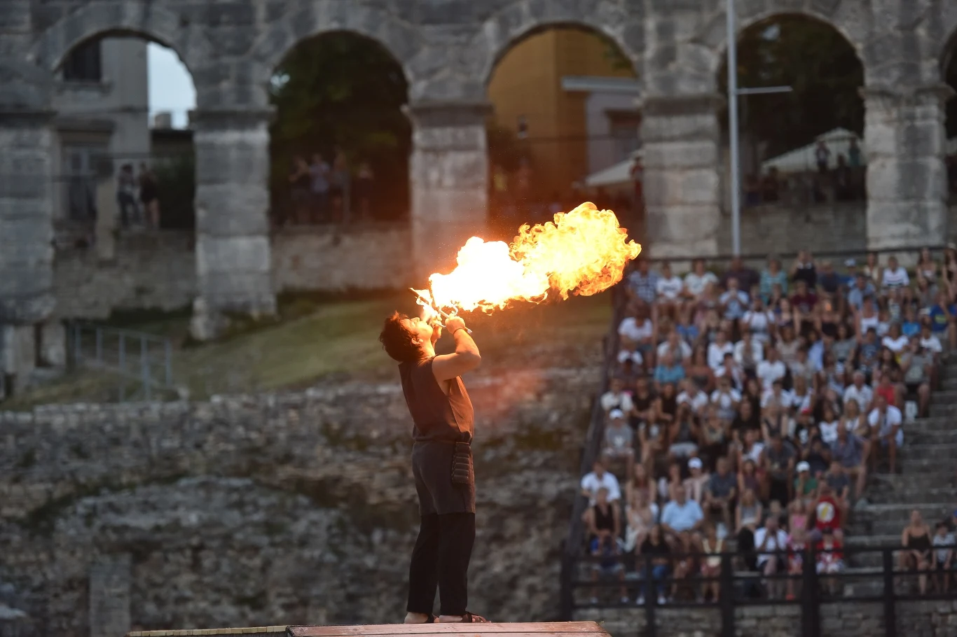 Walki gladiatorów w Puli.