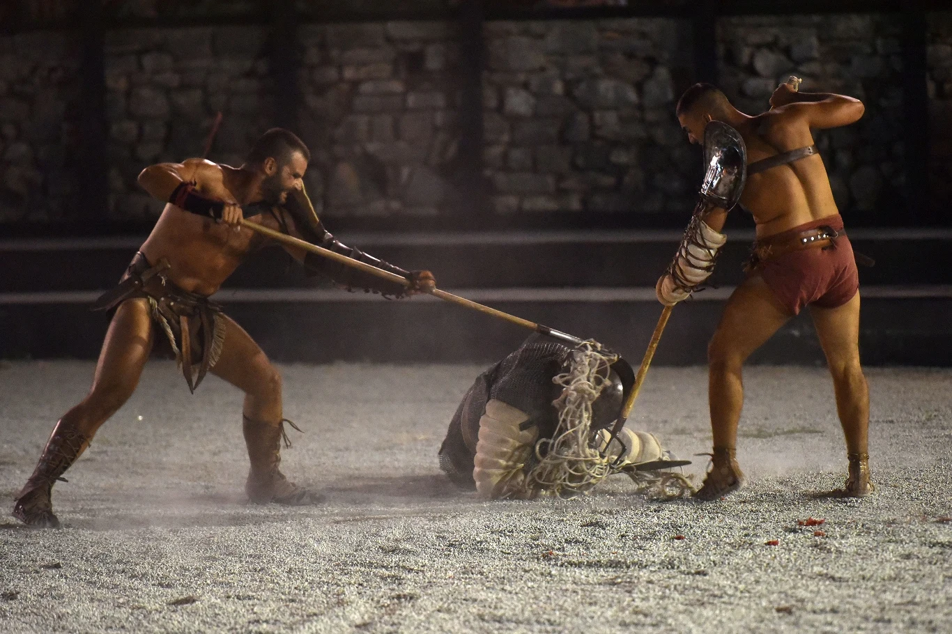 Walki gladiatorów w Puli.