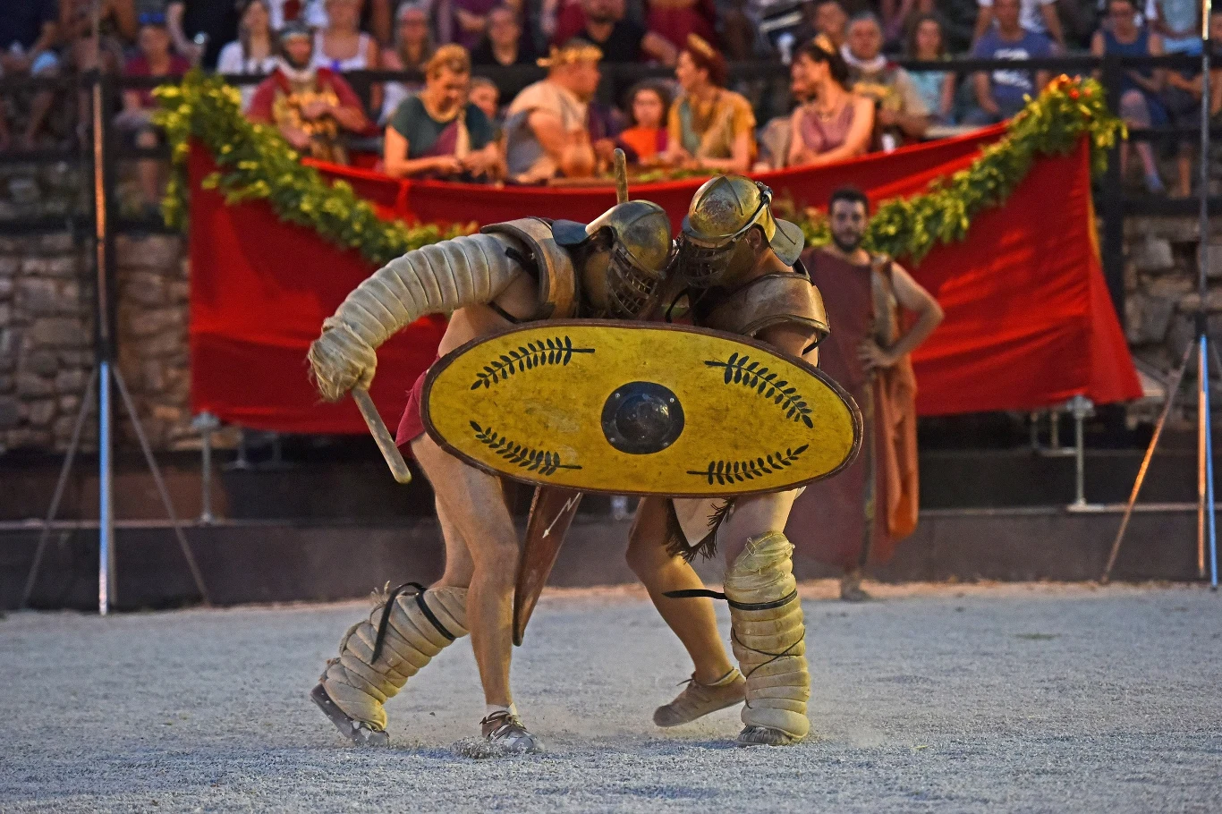 Walki gladiatorów w Puli.