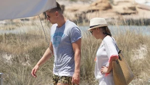 Krzysztof Piątek z żoną