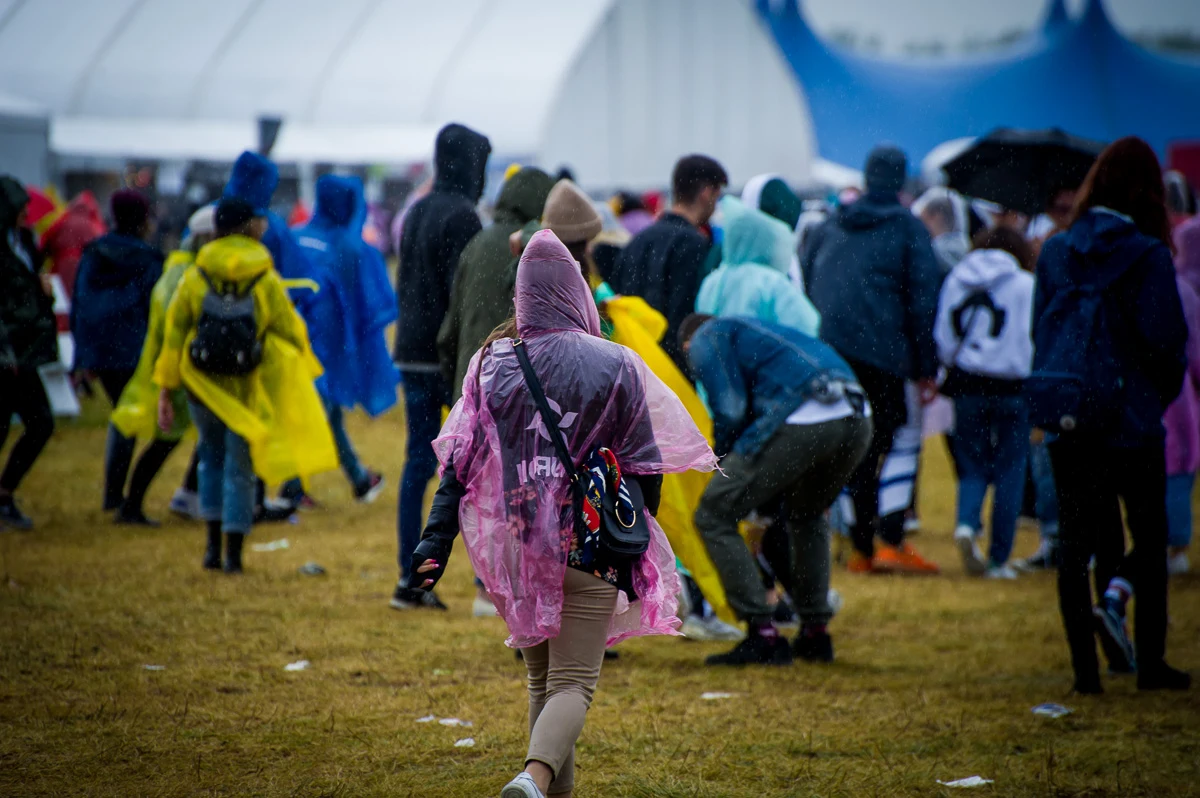 Open'er 2019 w deszczu