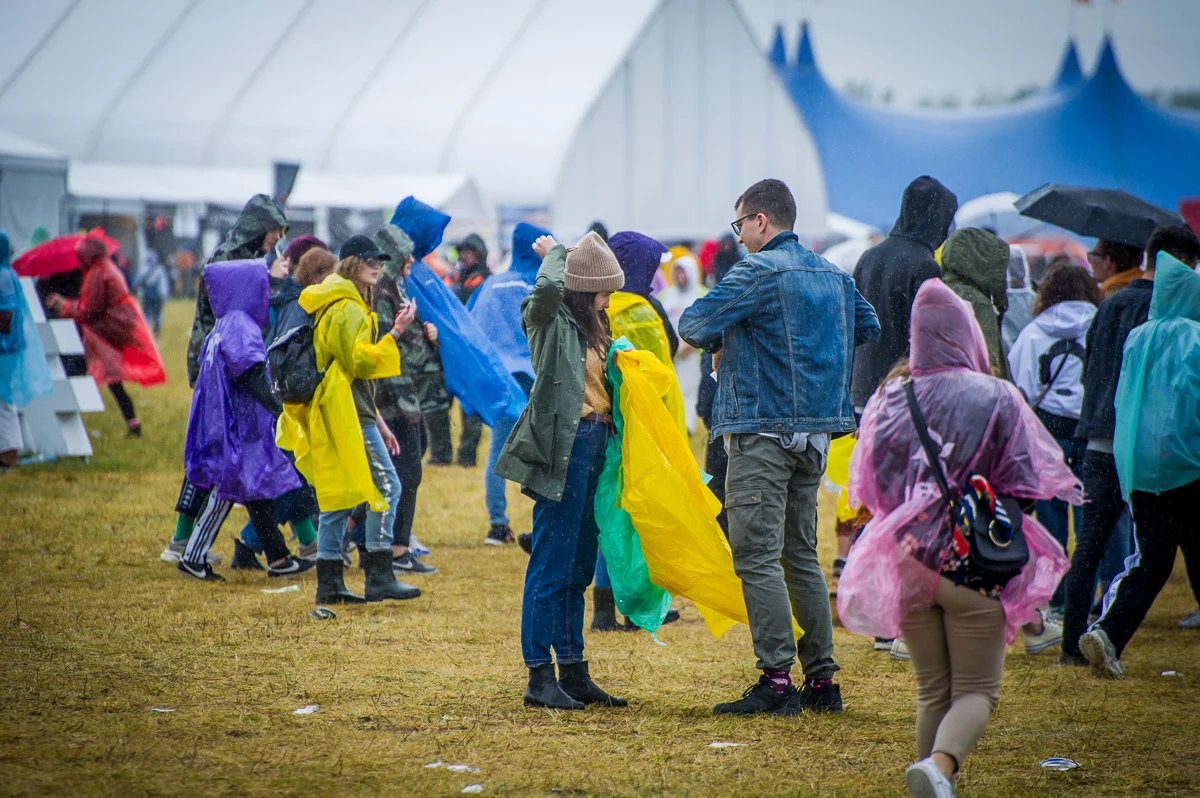 Open'er 2019 w deszczu