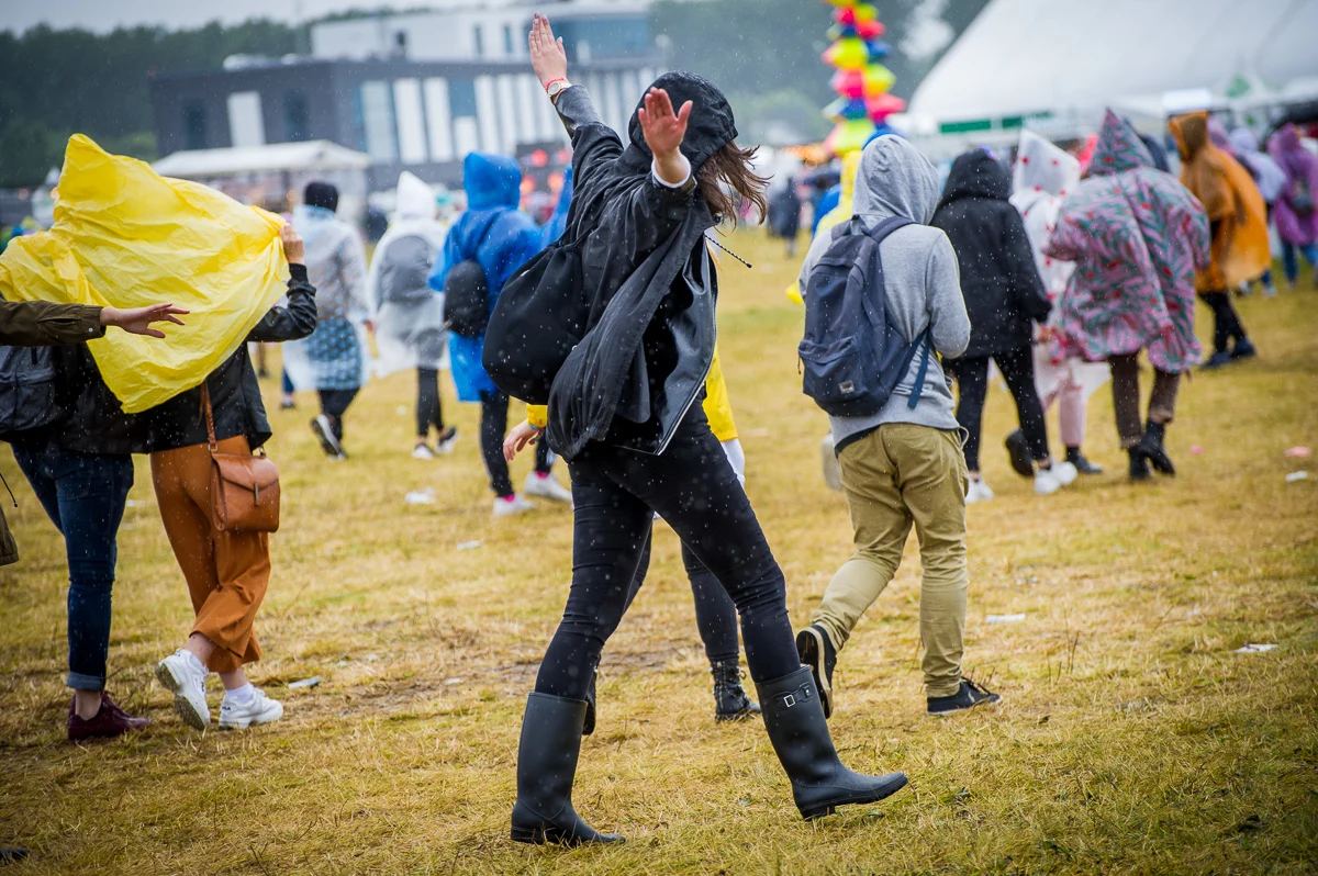 Open'er 2019 w deszczu