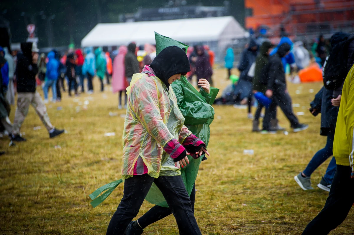 Open'er 2019 w deszczu