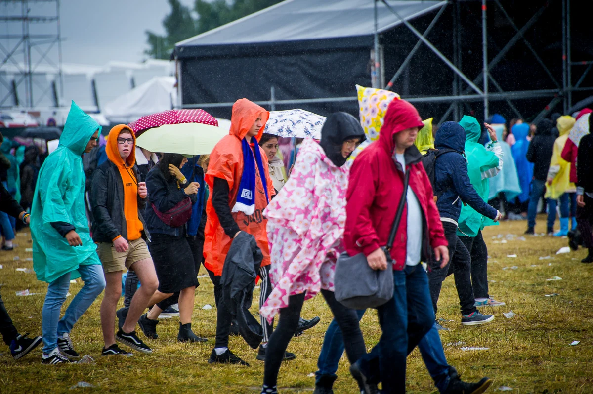 Open'er 2019 w deszczu