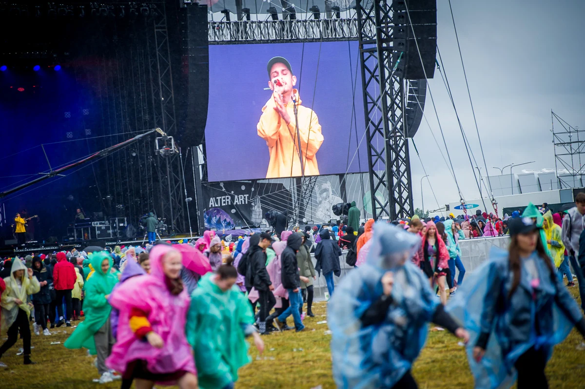 Open'er 2019 w deszczu