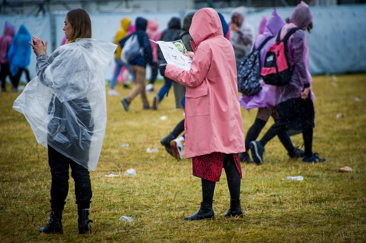 Open'er 2019 w deszczu