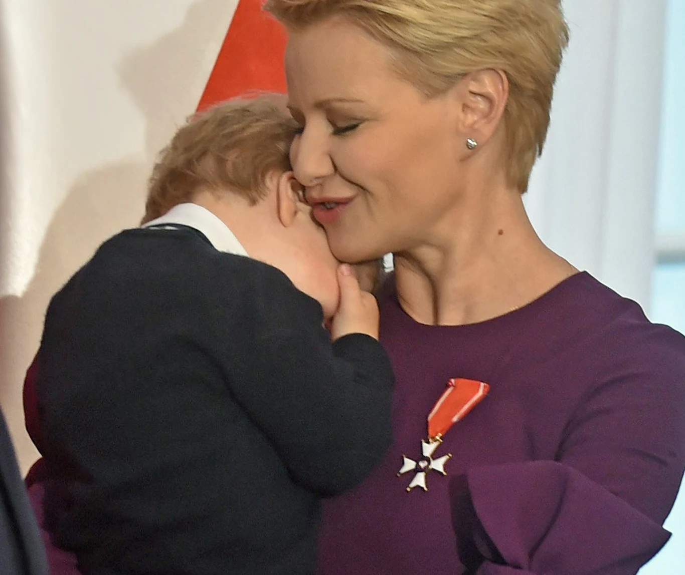 Kożuchowska z synkiem