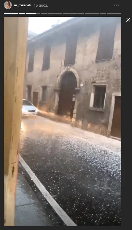 Grad podczas wakacji Rozenków-Majdanów